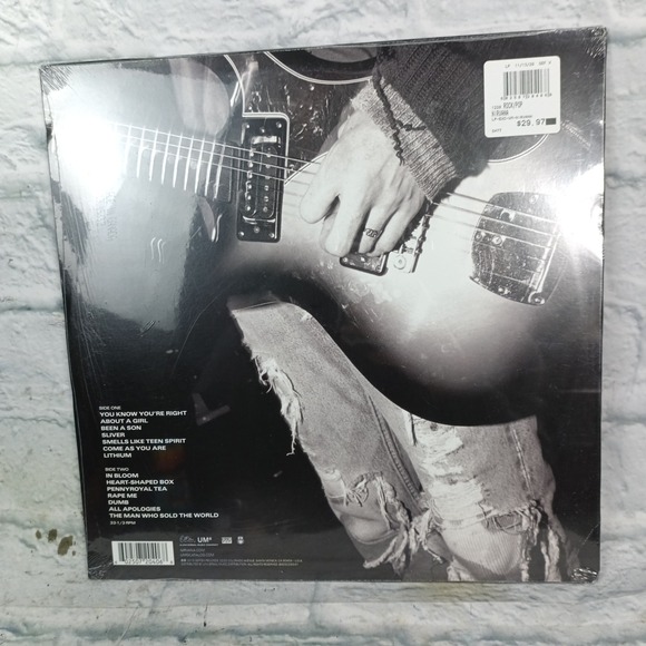NIRVANA "BEST OF " Smoke Colored Vinyl LP Greatest Hits Cobain Grohl New Sealed - Picture 3 of 5